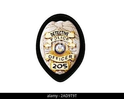 American police badge Foto Stock