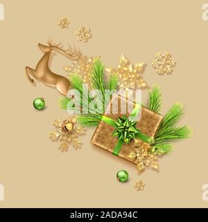 Natale festa ornamento Illustrazione Vettoriale