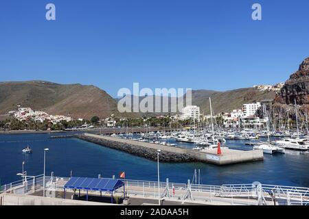 Il Porto di San Sebastian, La Gomera, Spagna Foto Stock