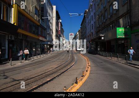 Sofia / Bulgaria - 13 LUG 2015: l'annata street a Sofia, Bulgaria Foto Stock