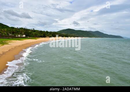 Bei luoghi sull'isola di Sanya Foto Stock