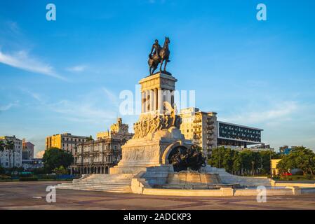 Monumento di Maximo Gomez a l'Avana, Cuba Foto Stock