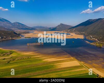 Il lago di Stymphalia,Grecia Foto Stock