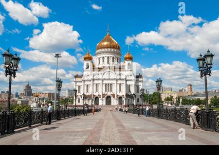 La Cattedrale di Cristo Salvatore a Mosca, Russia Foto Stock