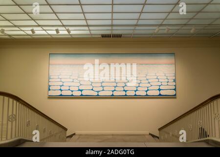 La Georgia O'Keefe dipinto il cielo sopra le nuvole IV, 1965, l'Art Institute of Chicago, Chicago, Illinois, Stati Uniti d'America Foto Stock