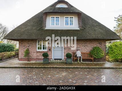 Sylt, Keitum, Friesenhaus Foto Stock