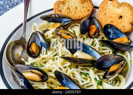 Cozze Foto Stock