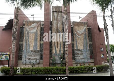 Vista esterna del Santa Rosa de Lima chiesa. Lince, Lima, Peru Foto Stock