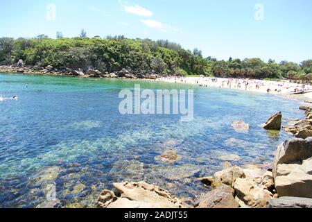 Shelly Beach e Manly Beach, Sydney, Nuovo Galles del Sud, Australia, Oceania Foto Stock