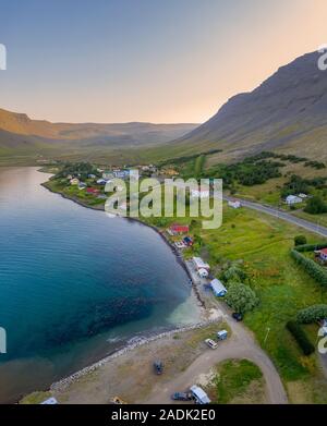 Bildudalur, Westfjords, Islanda Foto Stock