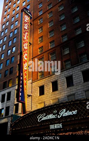 Cadillac Palace Theatre; Chicago, Illinois; Foto Stock