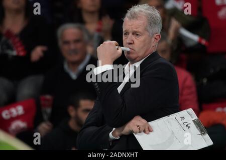 Perugia, Italia, 04 dic 2019, heynen vitale (pullman sir safety conad perugia) durante il Sir Sicoma Monini Perugia vs Benfica Lisbona - Griglia Champions League campionato Gli uomini - Credit: LPS/Loris Cerquiglini/Alamy Live News Foto Stock
