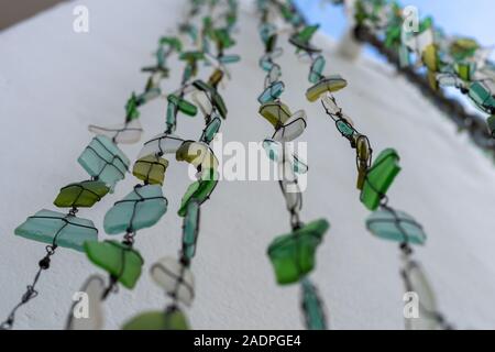 Arredamento africano vetro lavorato a mano Foto Stock