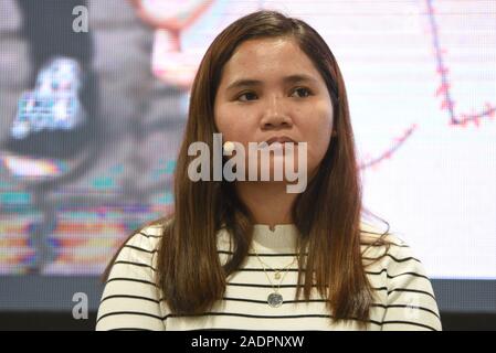 Madrid, Spagna. 04 Dic, 2019. Philippine attivista ambientale Marinel Sumook foto durante una conferenza tenutasi a Madrid. (Foto di Jorge Sanz/Pacific Stampa) Credito: Pacific Press Agency/Alamy Live News Foto Stock