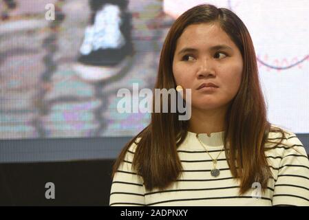 Madrid, Spagna. 04 Dic, 2019. Philippine attivista ambientale Marinel Sumook foto durante una conferenza tenutasi a Madrid. (Foto di Jorge Sanz/Pacific Stampa) Credito: Pacific Press Agency/Alamy Live News Foto Stock