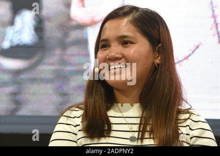 Madrid, Spagna. 04 Dic, 2019. Philippine attivista ambientale Marinel Sumook foto durante una conferenza tenutasi a Madrid. (Foto di Jorge Sanz/Pacific Stampa) Credito: Pacific Press Agency/Alamy Live News Foto Stock