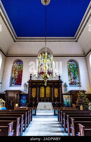 Interno della missione per la gente di mare chiesa in Londra, Regno Unito Foto Stock