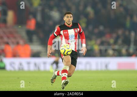 SOUTHAMPTON, Inghilterra - dicembre 4th Southampton in avanti che Adams durante il match di Premier League tra Southampton e Norwich City presso il St Mary's Stadium, Southampton il Mercoledì 4 dicembre 2019. (Credit: Jon Bromley | MI News) solo uso editoriale Credito: MI News & Sport /Alamy Live News Foto Stock