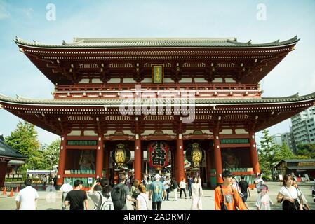 Asakusa, Giappone - 30 Settembre 2019: viste del senso ji santuario a Tokyo Foto Stock