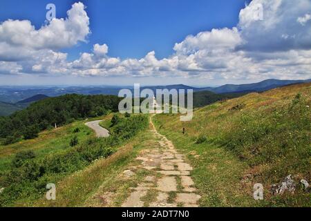 Il monumento su Shipka Pass, Bulgaria Foto Stock