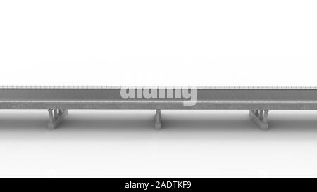 3D rendering di un bridge isolato in un luminoso di sfondo per studio Foto Stock