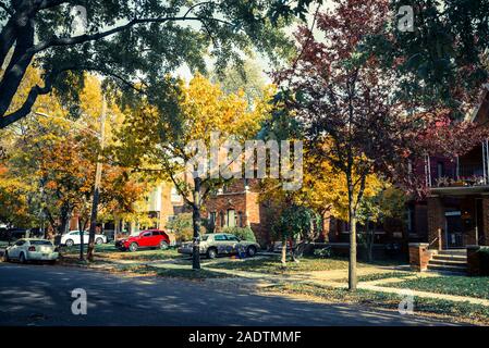 Oriente villaggio inglese di quartiere, Detroit, Michigan, Stati Uniti d'America Foto Stock