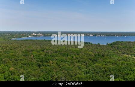 Friedrichshagen, Großer Müggelsee, Köpenick, Treptow-Köpenick, Berlino, Deutschland Foto Stock