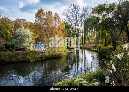Il Lincoln Park Zoo, Lincoln Park, lato nord, Chicago, Illinois, Stati Uniti d'America Foto Stock
