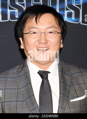 HOLLYWOOD, CA - Dicembre 04: Masi Oka assiste la premiere del XX Century Fox 'Spie in Disguise" a El Capitan theater sul dicembre 04, 2019 a Los Angeles, California. Foto Stock