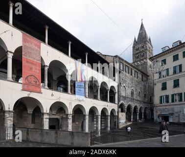 Teatro museale Museatro Comenda di San Giovanni di Pré a Genova, Italia, Europa Foto Stock