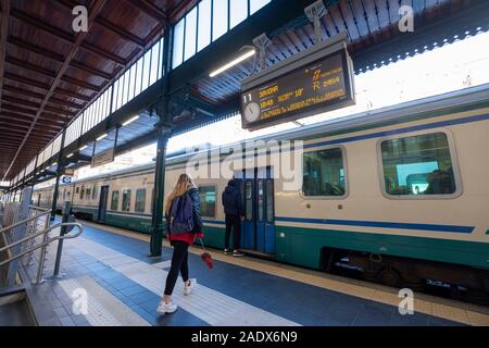 Genova Piazza Stazione ferroviaria Principe di Genova, Italia, Europa Foto Stock