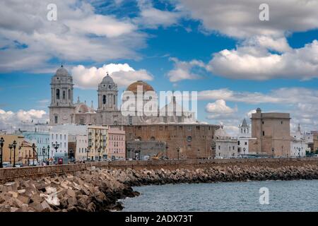 Viste della città di Cadice, Andalusia Foto Stock