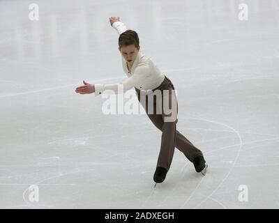 Torino, Italia. 5 Dic, 2019. andrei mozalev (junior uomini - russia)durante l'ISU Grand Prix di Pattinaggio di Figura - Cerimonia di apertura - Giorno 1 - Junior, Sport su ghiaccio a Torino, Italia, 05 Dicembre 2019 - LPS/Claudio Benedetto Credito: Claudio Benedetto/LP/ZUMA filo/Alamy Live News Foto Stock