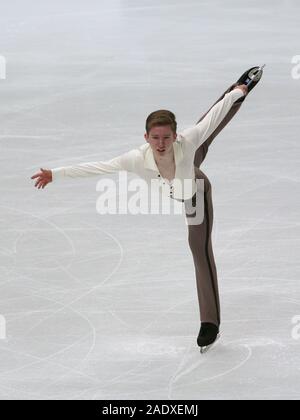 Torino, Italia. 5 Dic, 2019. andrei mozalev (junior uomini - russia)durante l'ISU Grand Prix di Pattinaggio di Figura - Cerimonia di apertura - Giorno 1 - Junior, Sport su ghiaccio a Torino, Italia, 05 Dicembre 2019 - LPS/Claudio Benedetto Credito: Claudio Benedetto/LP/ZUMA filo/Alamy Live News Foto Stock