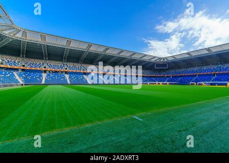 Haifa, Israele - 28 Novembre 2019: Vista di Haifa International Stadium, o Sammy Ofer Stadium, a Haifa, Israele Foto Stock