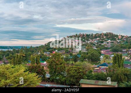 Mwanza la roccia città di Tanzania Foto Stock