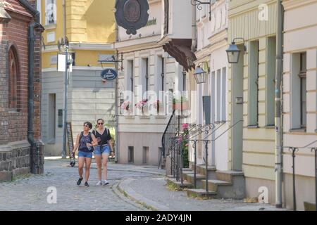 Altstadt, Nikolaiviertel, Mitte di Berlino, Deutschland Foto Stock