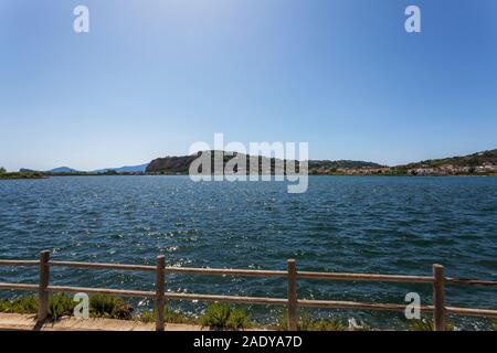 Lago di Misenum, Bacoli, Pozzuoli, Phlegrerian Fields Park, Napoli, Campania, Italia, UE Foto Stock