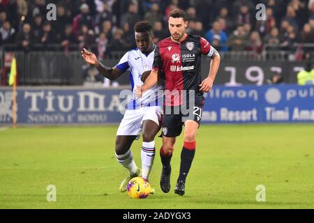 Cagliari, Italia. 5 Dic, 2019. artur ionita di cagliari calcioduring Cagliari vs Sampdoria, Italiano TIM Cup Championship in Cagliari, Italia, 05 Dicembre 2019 - LPS/Luigi Canu Credito: Luigi Canu/LP/ZUMA filo/Alamy Live News Foto Stock