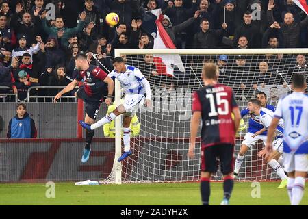 Cagliari, Italia. 5 Dic, 2019. Alberto cerri di cagliari calcioduring Cagliari vs Sampdoria, Italiano TIM Cup Championship in Cagliari, Italia, 05 Dicembre 2019 - LPS/Luigi Canu Credito: Luigi Canu/LP/ZUMA filo/Alamy Live News Foto Stock