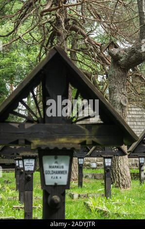 Cimitero di guerra austriaco No. 60 Al Małastowska Pass, da Dusan Jurkovic, Polonia Foto Stock