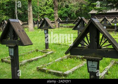 Cimitero di guerra austriaco No. 60 Al Małastowska Pass, da Dusan Jurkovic, Polonia Foto Stock