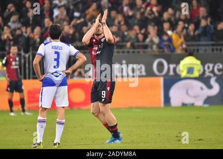 Cagliari, Italia. 05 Dic, 2019. Alberto cerri di cagliari calcio durante Cagliari vs Sampdoria, Italiano TIM Cup Championship in Cagliari, Italia, Dicembre 05 2019 Credit: Indipendente Agenzia fotografica/Alamy Live News Foto Stock