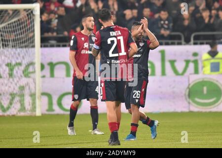 Cagliari, Italia. 5 Dic, 2019. daniele ragatzu di cagliari calcioduring Cagliari vs Sampdoria, Italiano TIM Cup Championship in Cagliari, Italia, 05 Dicembre 2019 - LPS/Luigi Canu Credito: Luigi Canu/LP/ZUMA filo/Alamy Live News Foto Stock