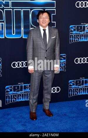 Masi Oka presso il world premiere del film "torte in Disguise / Spies Undercover - una selvaggia trasformazione' al El Capitan theater. Los Angeles, 04.12.2019 | Utilizzo di tutto il mondo Foto Stock