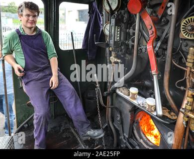 West Somerset Railway corre attraverso North Somerset. Gestito da personale e volontari porta trippers giorno, communters, appassionati e tavellers al nord Foto Stock