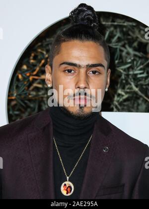 WEST HOLLYWOOD, Los Angeles, California, Stati Uniti d'America - 05 dicembre: Quincy Brown arriva a 2019 GQ uomini dell'anno partito svoltasi presso la West Hollywood Hotel edizione su dicembre 5, 2019 in West Hollywood, Los Angeles, California, Stati Uniti. (Foto di Xavier COLLIN/Image Press Agency) Foto Stock