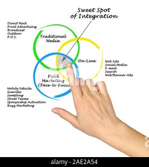 Sweet Spot di integrazione Foto Stock