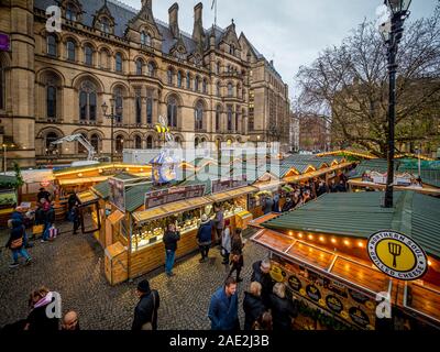 Manchester Mercatino di Natale 2019 Foto Stock