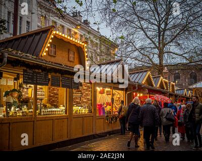 Manchester Mercatino di Natale 2019 Foto Stock